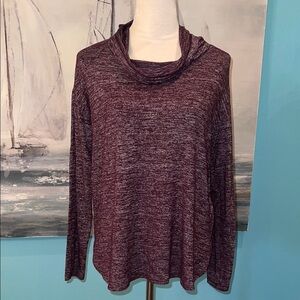 Calvin Klein Performance Stretch Cowl Neck Shirt, Small